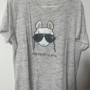 No-Prob-llama novelty funny tshirt